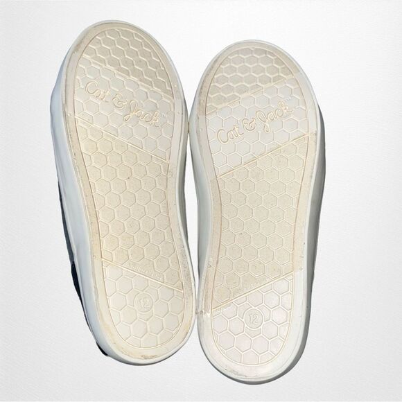 Cat & Jack Blue Ford Hi-Top Zipper Slip-On Shoes Sneakers Little Boys 12 - Picture 4 of 5